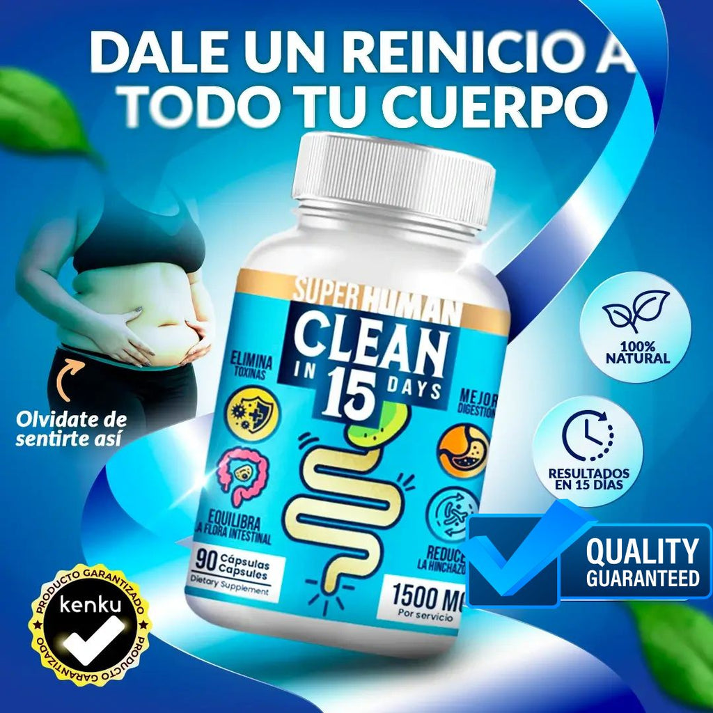 Clean15™ Desintoxicación Estomacal en 15 días